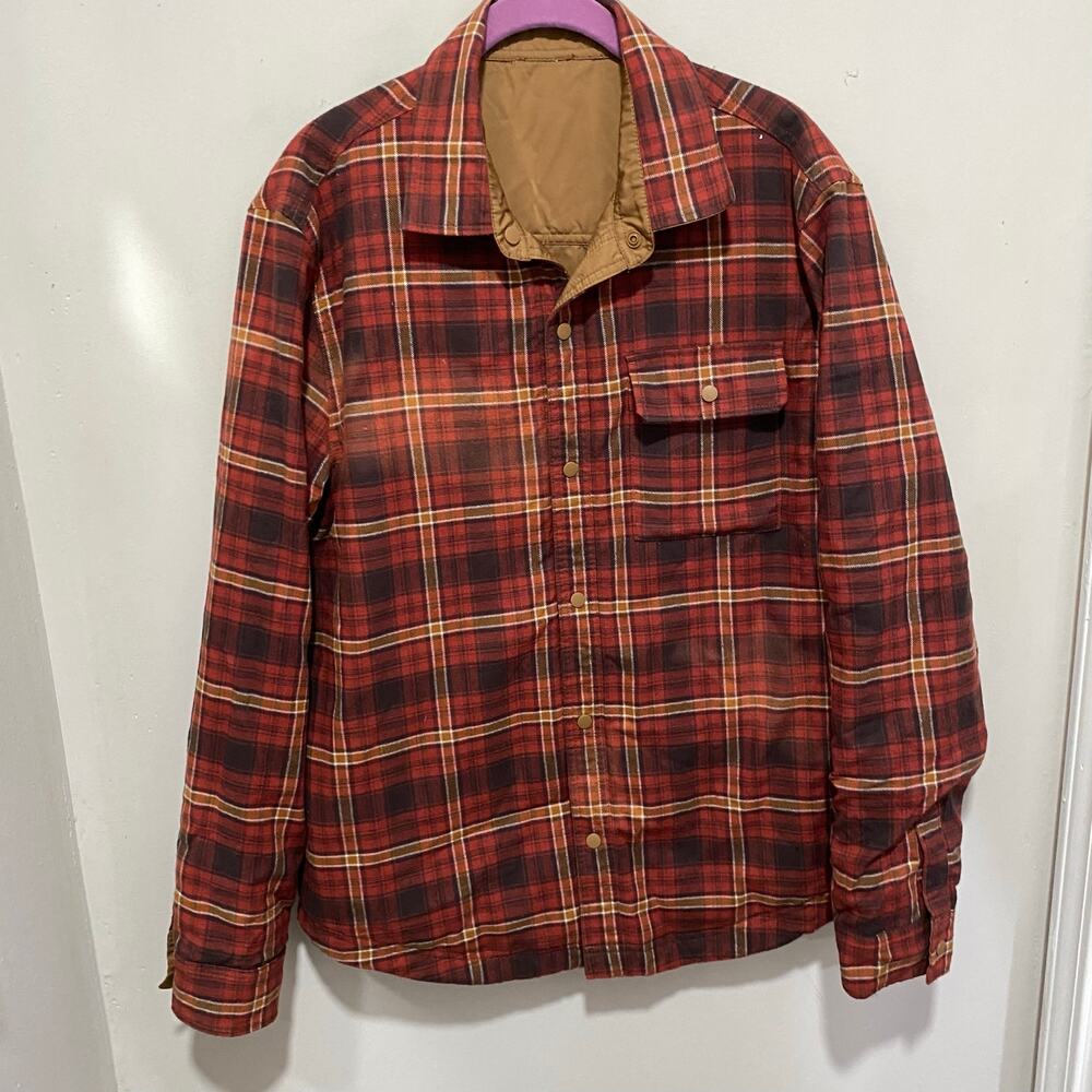 UnionBay UB Tech Reversible Performance Flannel Shacket Lined Men's Size Small - Picture 12 of 12